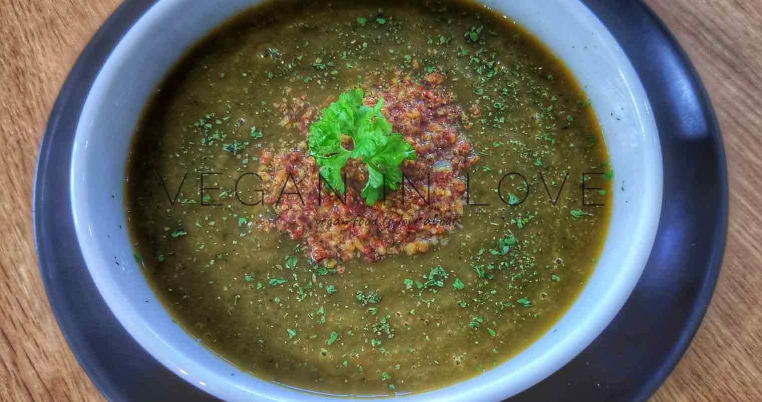 SWEET POTATO, KALE AND MUSHROOM SOUP