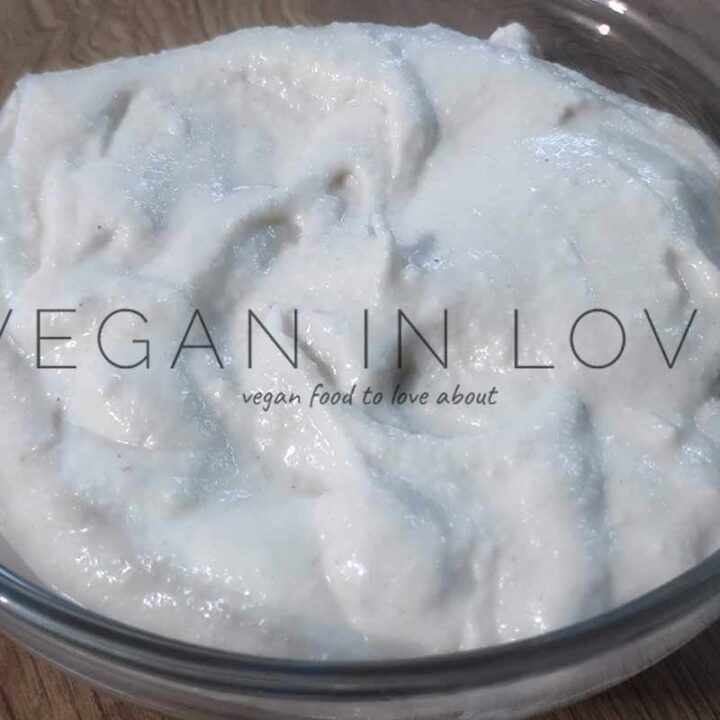 Vegan soft cream cheese