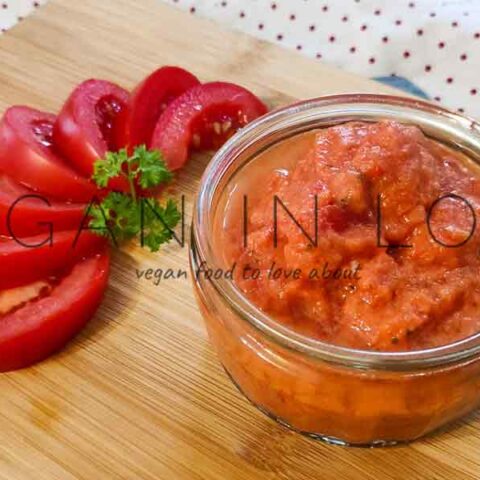 Salsa de tomates frescos