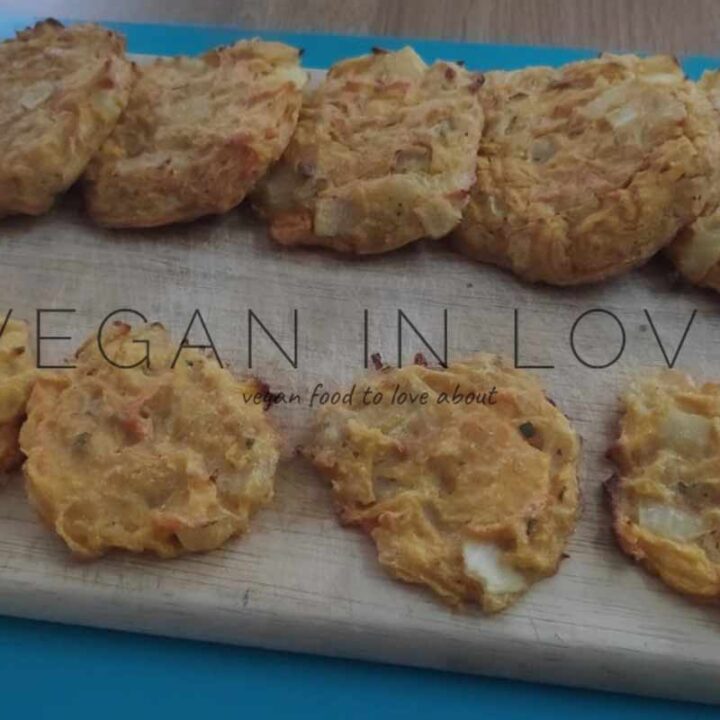 Butternut Squash and carrot Fritters