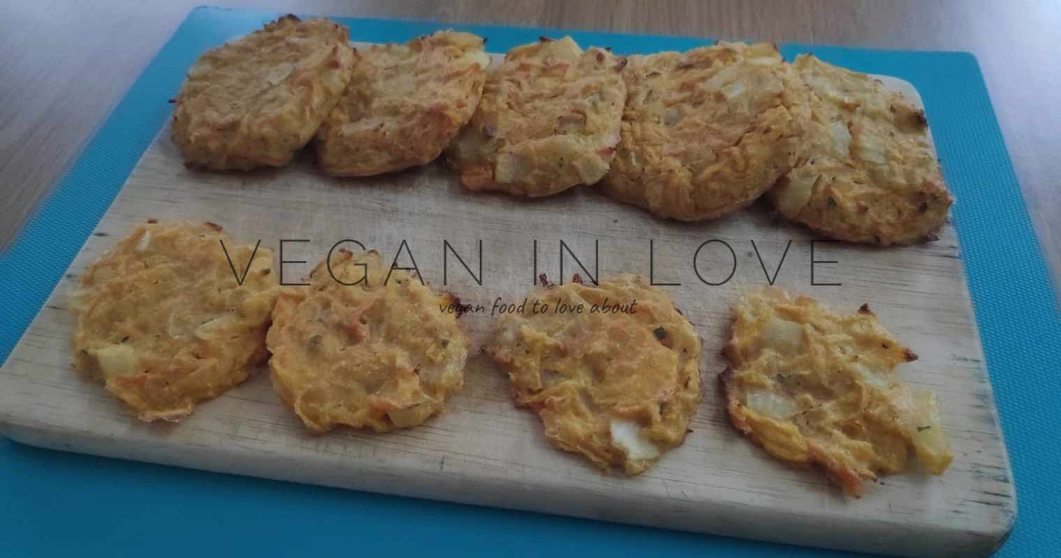 BUTTERNUT SQUASH AND CARROT FRITTERS