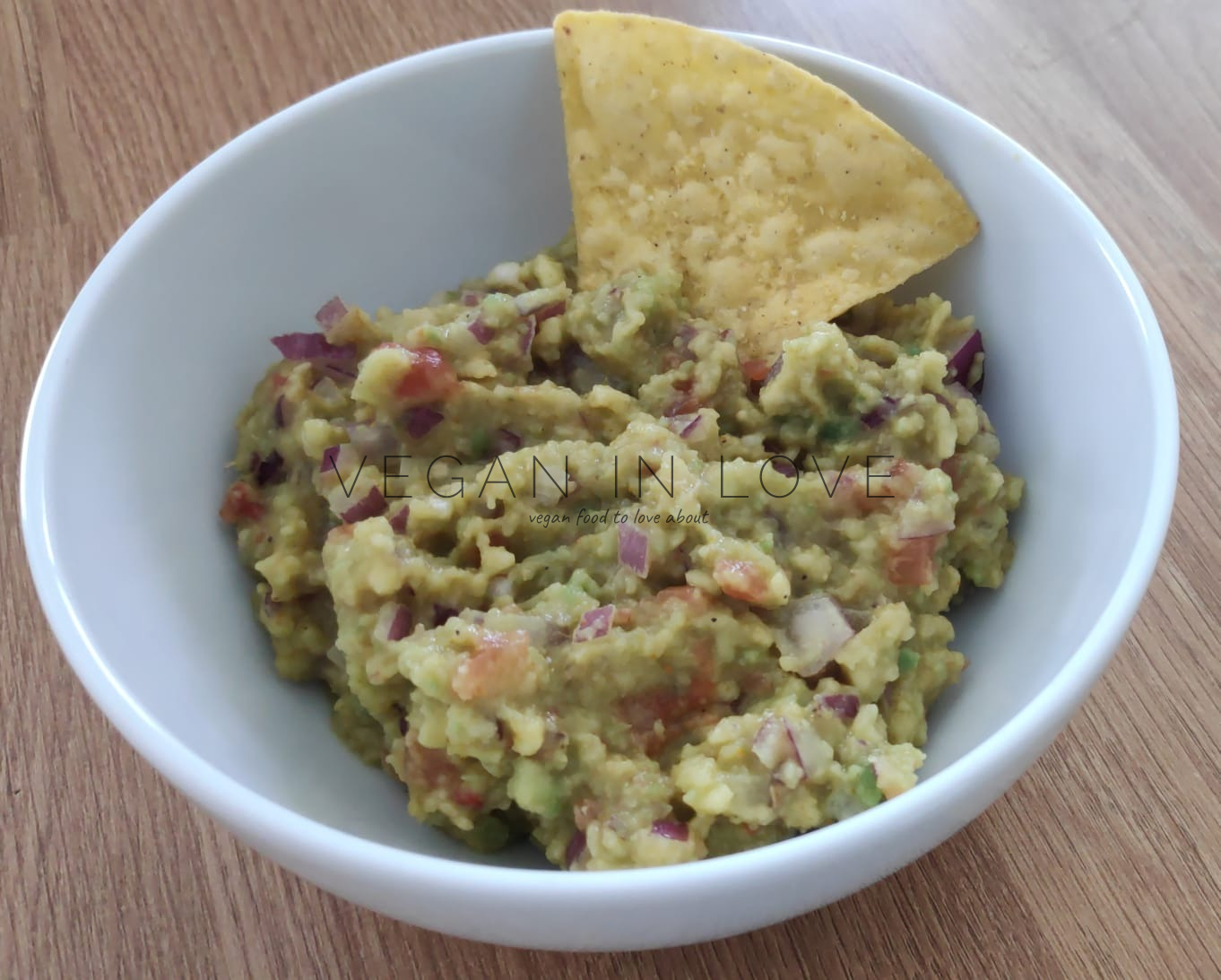 Guacamole salsa recipe with curry Vegan in love
