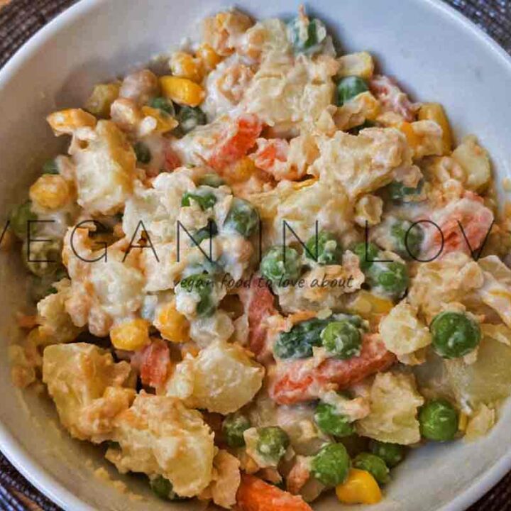 Potato salad recipe (Russian Potato Salad)