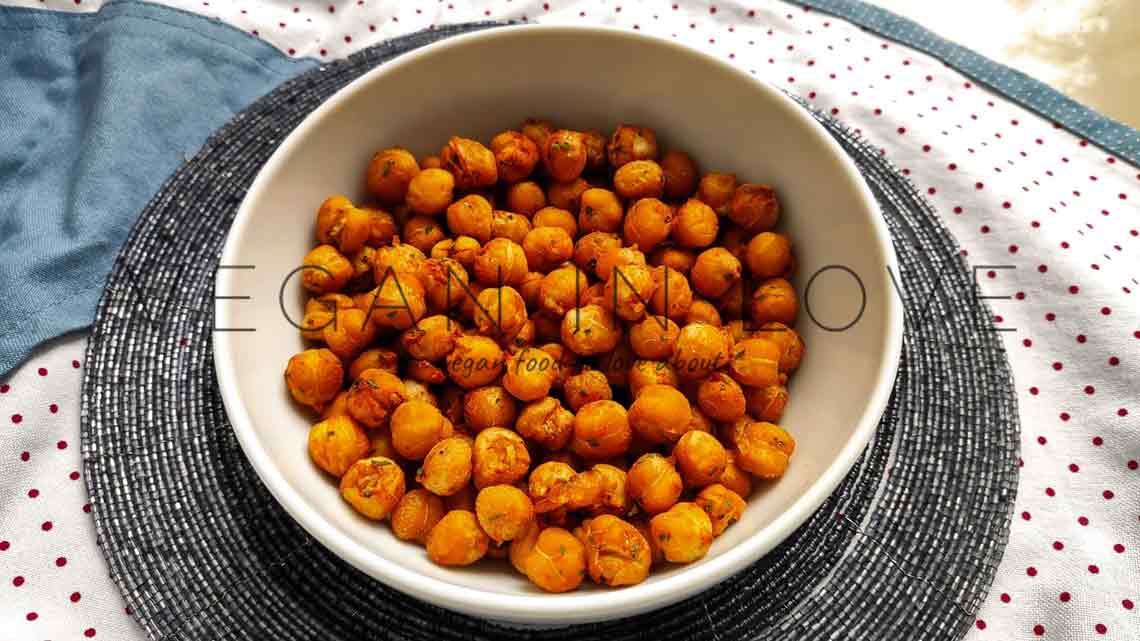 SNACK DE GARBANZOS AL HORNO