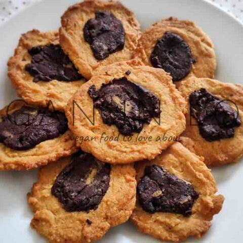 vainilla & chocolate cookies