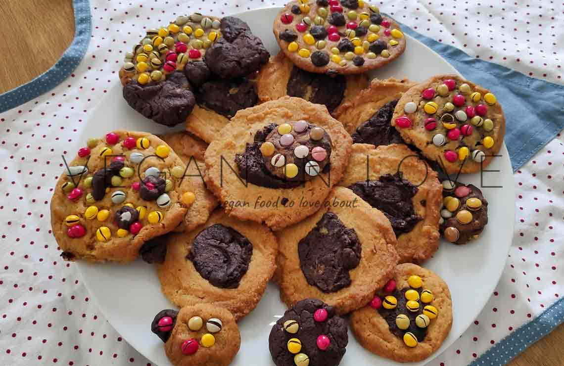 Vanilla & Chocolate Cookies | Easy to make | Vegan in love
