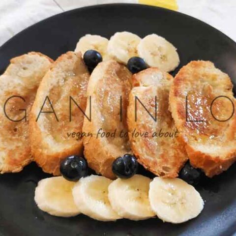 French toast vegan recipe