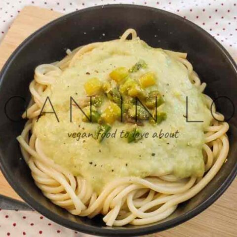 pasta with asparagus cream sauce