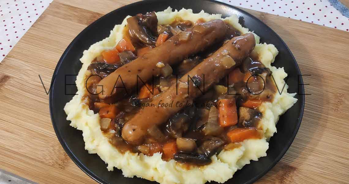 VEGAN SAUSAGE CASSEROLE