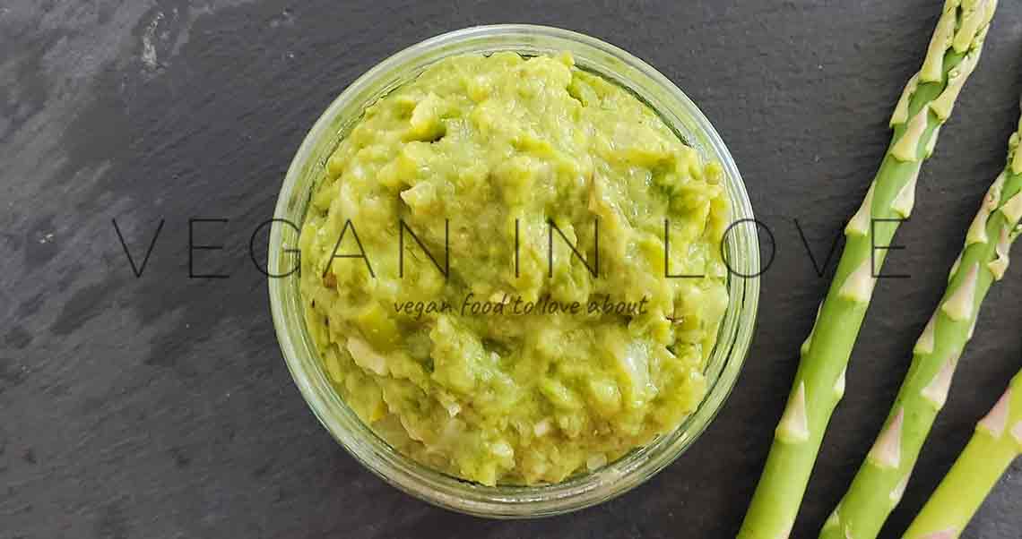 Asparagus Pate Gluten & OilFree Vegan in love