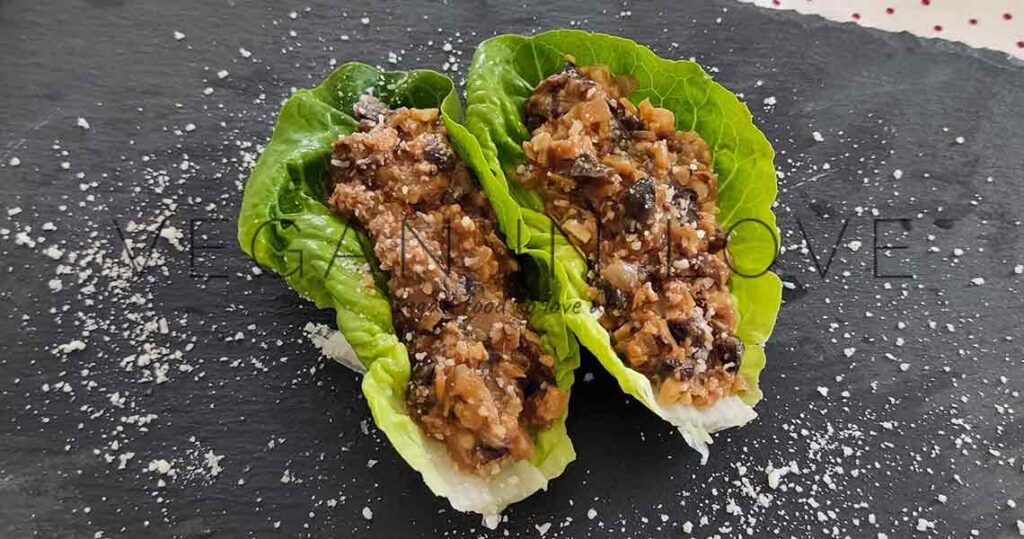 Vegan Taco lettuce wraps recipe made with easy and simple ingredients. Enjoy this healthy taco as a great starter o even the main dish at parties and gatherings