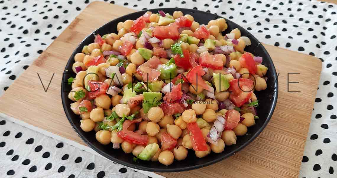 CHICKPEA SALAD RECIPE VEGAN