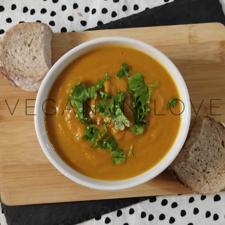 CARROT AND CORIANDER SOUP
