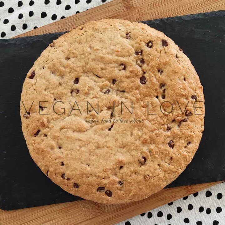 receta de cokie cake - galleta gigante