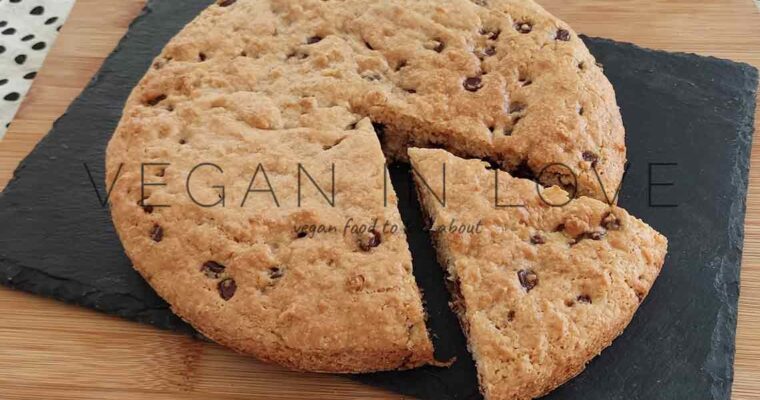 EASY VEGAN COOKIE CAKE RECIPE – DAIRY FREE