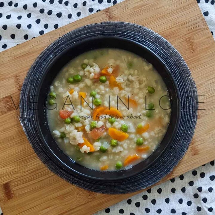 Vegetable barley soup recipe