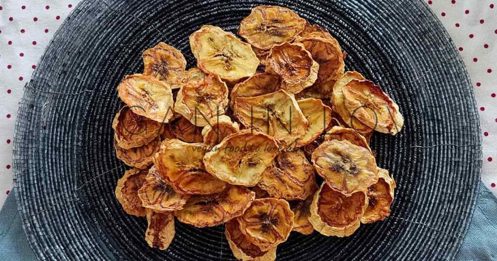 receta de chips de banana o plátano