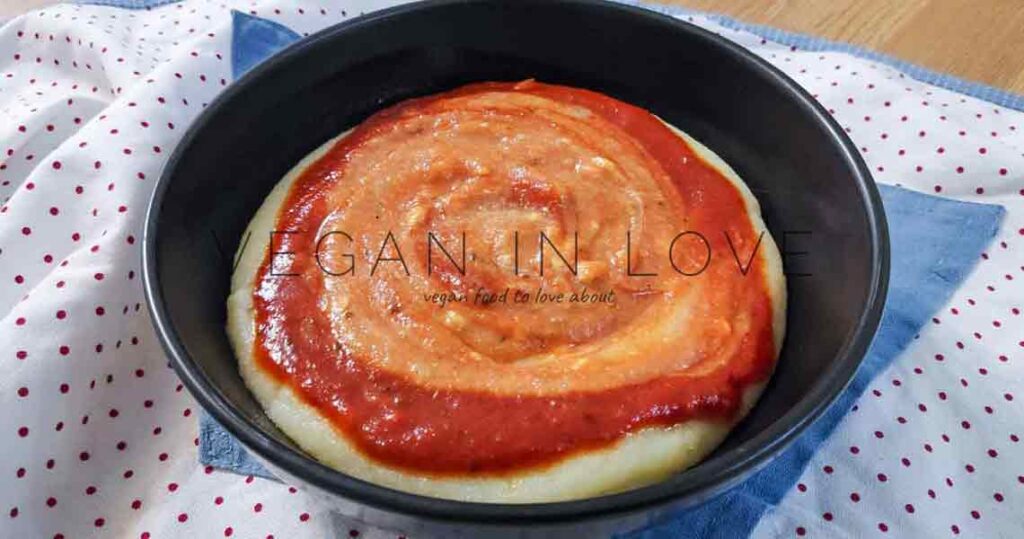 Receta de polenta con salsa de tomate