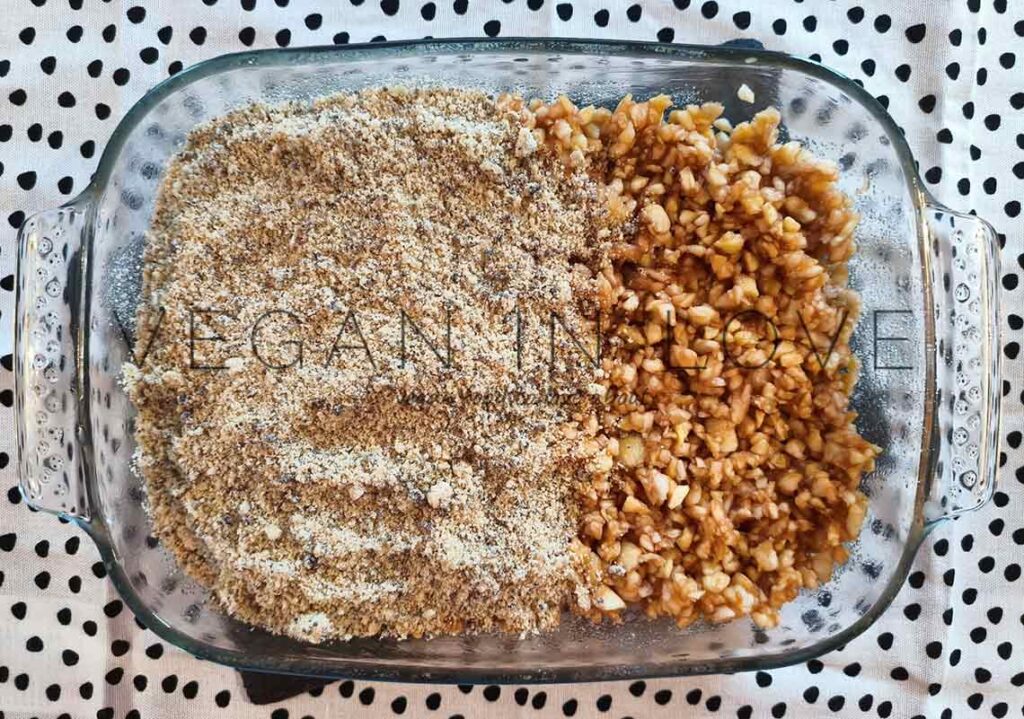 receta de crumble de manzana