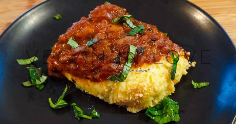 Vegan mashed potato casserole – easy and gluten free