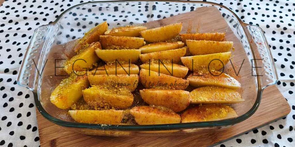 baked parmesan potato wedges recipe