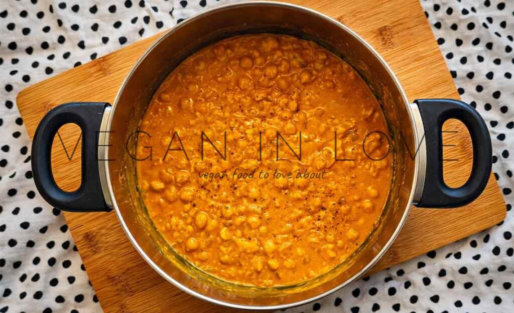 Chickpea korma recipe