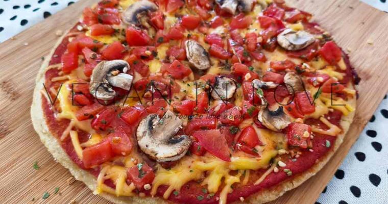 EASY LIQUID VEGAN PIZZA RECIPE – HOMEMADE DOUGH