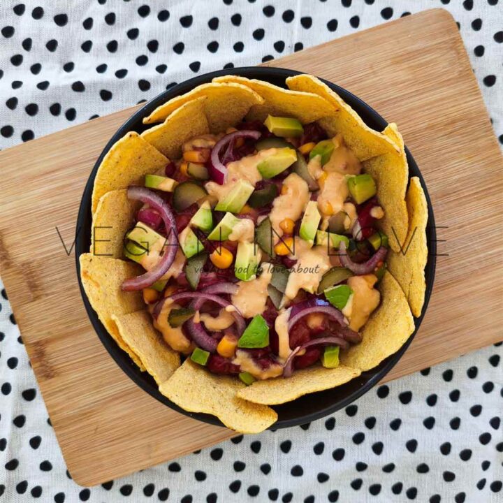 Loaded vegan nachos recipe